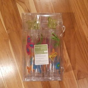 Tall Butterfly Drink Cooler Set